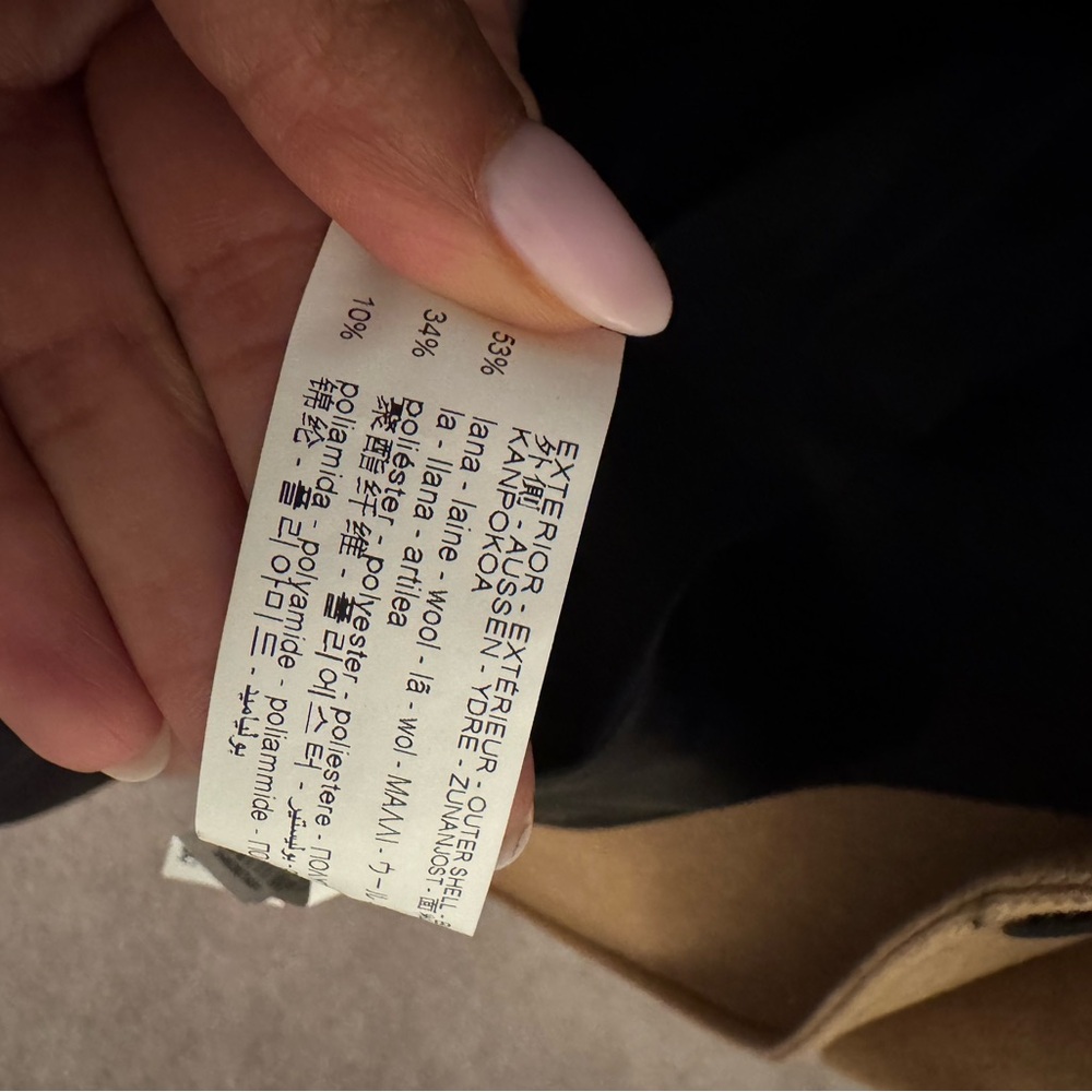 Zara Women's Camel Coat - Picture 4 of 4